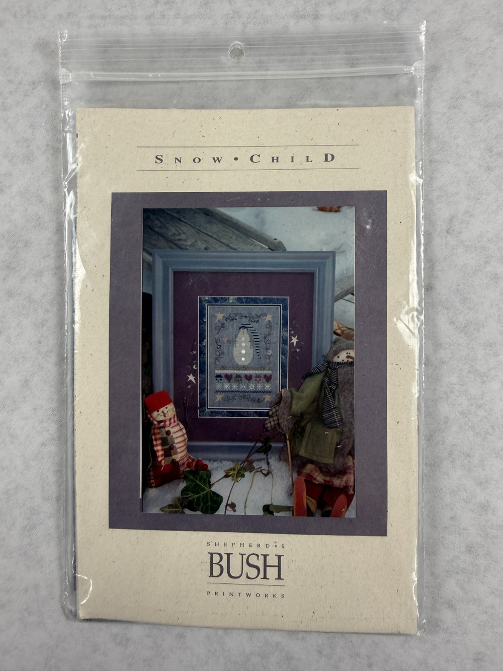 Shepherd's Bush Snow Child Cross Stitch Kit Complete Linen Floss Beads Charms
